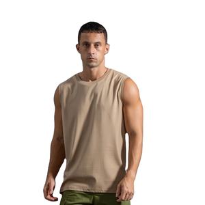 Camiseta sin Mangas de Cuello Redondo para Hombre, 100% Poliéster, Tejido de Franela, Secado Rápido, para Gimnasio, Entrenamiento y Fitness - Product Image 5