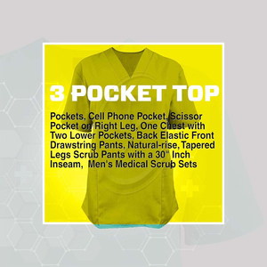 Uniforme de exfoliación de hospital personalizado transpirable de verano, trajes de exfoliación de hospital para mujer, conjuntos de uniformes médicos de enfermería para correr - Product Image 5