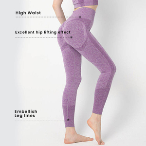 2025 mallas de cintura alta para mujer, mallas de entrenamiento de alta calidad, Spandex/nailon, ropa de Fitness, ropa de gimnasio, mallas de Yoga para Fitness - Product Image 4