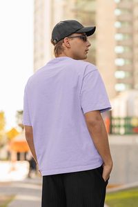 เสื้อยืดคอกลมผ้าคอตตอน100% สำหรับผู้ชายสีล้วน2023 - Product Image 5