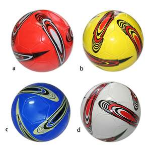 ลูกบอลสโมสรลูกฟุตบอลเย็บด้วยเครื่องสีแดง5ลูกสำหรับฝึกซ้อมกลางแจ้งเล่นกีฬาสำหรับเด็ก - Product Image 5