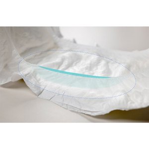 BODUME Culotte d'incontinence droite 560x240mm 30 pièces Respirante Confortable Très absorbante Prévention des fuites 3D Non tissé - Product Image 4
