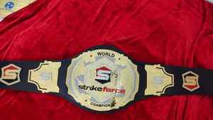 เข็มขัดแชมป์มวยปล้ำรุ่นพรีเมี่ยมออกแบบโลโก้ด้านหน้าหนังแท้หนา6มม. ออกแบบได้ตามต้องการ - Product Image 2