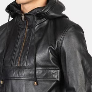 Venta al por mayor de diseño personalizado de los hombres de estilo de moda de alta calidad profesional con capucha chaqueta con capucha transpirable - Product Image 3