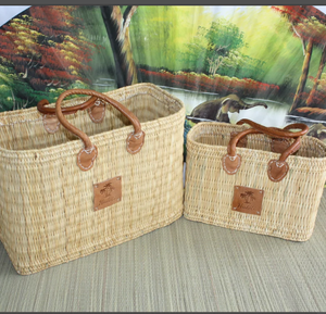 Sac de courses magnifiquement fait main, idéal pour les courses, les marchés, le travail, la plage, naturel - Product Image 1