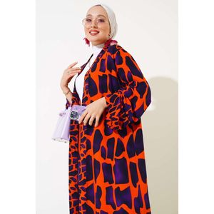 Kimono Décontracté 2 Pièces Violet Orange - Product Image 3