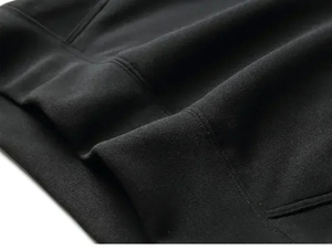 Chándal de Jersey de algodón pesado Unisex gris completo 450GSM, conjunto de ropa de calle con capucha y pantalones de chándal de Color sólido de gran tamaño - Product Image 6