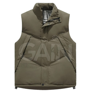 Chaleco Puffer personalizado de alta calidad al por mayor chaleco Puffer impermeable ligero al aire libre en MOQ bajo - Product Image 1