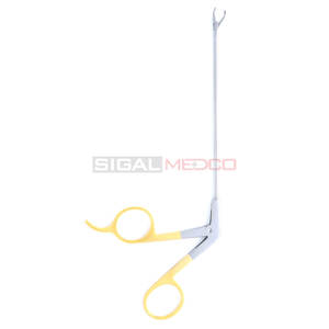 Fórceps para Retriever de sutura, mango dorado, artroscopia de acero inoxidable, instrumentos médicos, pinzas reutilizables duraderas - Product Image 3