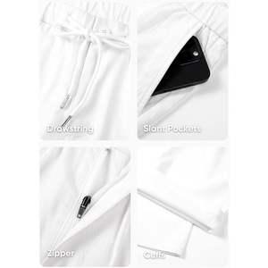 Pantalones Casuales para Hombre 2026, 100% Algodón, con Cordón, Cintura Elástica, Ligeros, para Playa, Verano, Antiarrugas, con Bolsillos - Product Image 6