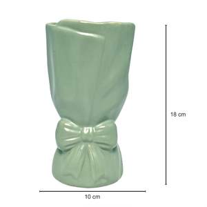 Vase unique Décor Bureau Maison Table-pour Bar Mitzvahs Vase exclusif en céramique Art Déco Pampas Herbe Fleurs séchées pour anniversaire - Product Image 3