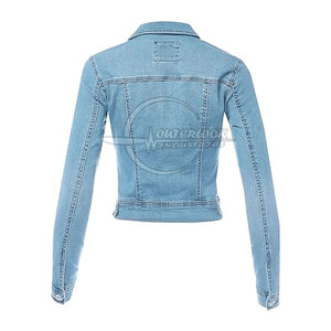 Dernier style de veste en jean pour femmes Points ouverts pour femmes Street Wear Veste en jean pour femmes à bas prix pour l'hiver - Product Image 2