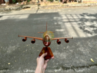 Modelo de Madera del Airbus A380, Réplica a Escala Real de Fábrica Vietnamita/Modelo de Avión de Caoba A380 Hecho a Mano en Vietnam