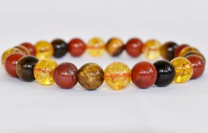 Bracelet Perles Rondes 8mm Tendance et Élevée Qualité, Pierres Naturelles Guérisseuses pour la Méditation, Bijou au Meilleur Prix - Product Image 3