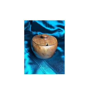 Sucrier en bois unique/pot et pièce de haute qualité brillant poli fait à la main alimentaire sûr bois brun sucrier - Product Image 5