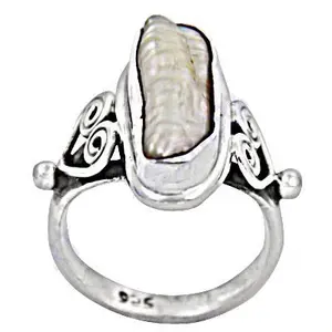 925 Silver Pearl <b>Ring</b> <b>for</b> <b>Women</b> <b>Statement</b> Jewelry - Product Image 2