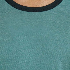 Summer Fitness Gym Wear Débardeurs pour hommes 100% Coton Garniture contrastée Logo personnalisé Débardeurs Vêtements pour hommes Plus Size Prix bon marché - Product Image 3