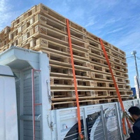 Palettes en bois Euro EPAL conformes aux normes européennes, toutes tailles et modèles, charge dynamique 2,0T, entrée 4 directions, 18,5 kg, France, pour la logistique d'entrepôt