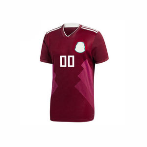 Conjunto de camiseta de fútbol sublimada personalizada de alta calidad transpirable de talla grande uniforme de fútbol para adultos ropa de Club - Product Image 5