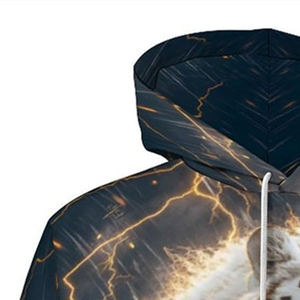 Sweat à capuche avec impression numérique pour hommes en vrac Nouveau style Décontracté Hiver Design Basics Hommes Pullover Hoodies Pour Adultes - Product Image 4