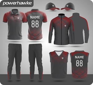 Jersey de cuello de manga larga con uniforme de Cricket 2025 de último diseño con Jersey y chaqueta de Cricket - Product Image 1