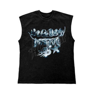 2025 lavado ácido logotipo personalizado de los hombres de gran tamaño recortada Boxy camisetas de alta calidad 100% algodón 260 gramos tejido de punto sólido - Product Image 5