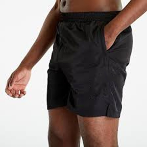 Pantalones cortos de gimnasio para hombre de algodón respetuosos con el medio ambiente personalizados al por mayor traje de baño de fitness de playa con patrón sólido pantalones cortos para hombre - Product Image 6