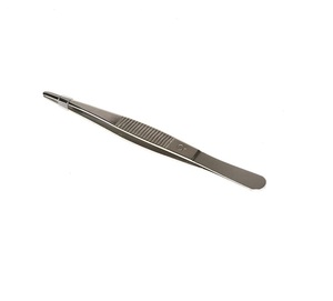 Pinzas Quirúrgicas Manuales Iris, Extremadamente Finas, Rectas, de Acero Inoxidable, Punta Serrada, Moorfield, 11 cm, Estándar Alemán - Product Image 5