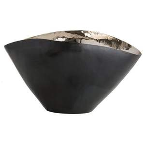 Tazón Ondulado de Acero Inoxidable de Lujo, Negro y Dorado, Decorativo para Frutas y Ensaladas, Decoración de Mesa, Hecho a Mano, para Fiestas y Bodas - Product Image 3