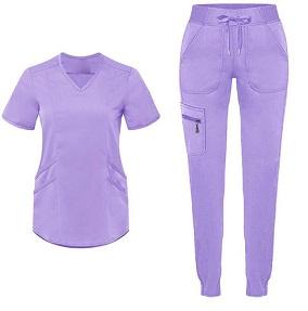 Nouveau design de costumes de gommage pour femmes uniforme de travail de médecin hospitalier uniforme unisexe multicolore fabriqué au Pakistan - Product Image 2