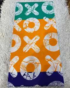 Impression à la cire africaine de haute qualité en Afrique du Sud et conception personnalisée en tissu de coton Ankara avec des motifs exclusifs pour une utilisation à la mode - Product Image 2