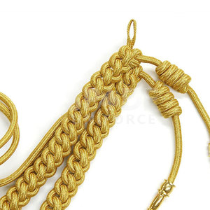 Meilleur haute qualité personnalisé 2025 épaule Aiguillette personnalisé cérémonie uniforme accessoires équipement de défense personnelle - Product Image 4