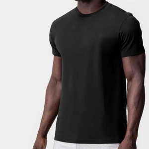 Camiseta de rendimiento atlético para hombre de gama alta con absorción de humedad y estiramiento para la comodidad durante todo el día - Product Image 5