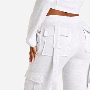 Pantalons de survêtement et joggeurs pour femmes Streetwear Pantalon de survêtement d'été ample à taille haute de style Streetwear avec service OEM - Product Image 4