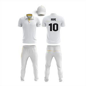 Maillot de cricket PK entièrement sublimé, tissu premium durable, séchage rapide, antibactérien, imprimé, couleurs d'équipe personnalisées pour les grandes tailles - Product Image 3