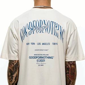 Rapide personnalisé 280gsm 300gsm 320gsm poids lourd 100% coton surdimensionné mode goutte épaule hommes t-shirt - Product Image 6