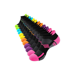 Chaussettes de sport haute performance, mélange de coton, de nylon et de spandex de qualité supérieure, semelle rembourrée pour la course à pied et les sports de salle de sport, commande en gros - Product Image 6