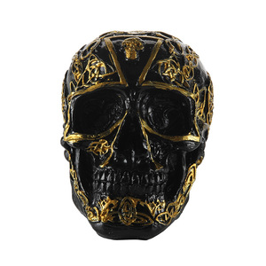 Cabeza humana de resina ecológica hecha a mano para modelo de escultura de calavera estilo personalizado para decoración del hogar directamente de la India - Product Image 1