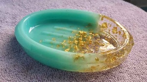 Porte-savon en résine époxy, forme personnalisée, couleur personnalisée, vente chaude, porte-savon en résine de haute qualité - Product Image 3