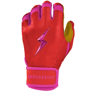 Cuero Diseño único Venta al por mayor Tasa Bruce Bolt Guantes de bateo de béisbol - Product Image 4