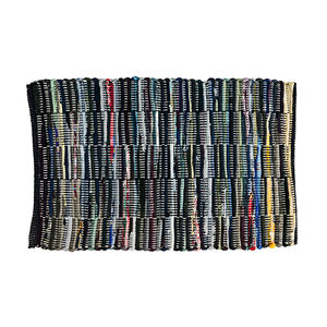 Exportateur en grande quantité vendant des tapis de porte en chindi réversibles de qualité exceptionnelle lavables et antidérapants à vendre - Product Image 1