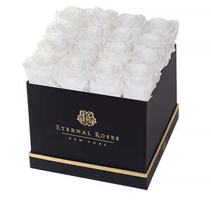 Lennox Sixteen Eternal Rose Gift Box Romantic Square Box for Birthday Anniversary Mother's Day and Valentine's Day Gifts - Product Image 1
