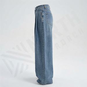 Pantalones Vaqueros Ajustados de Cintura Alta para Mujer, Nuevo Diseño de Moda, Talla Grande, Transpirables, con Características Personalizadas, Pantalones de Moda Premium - Product Image 3