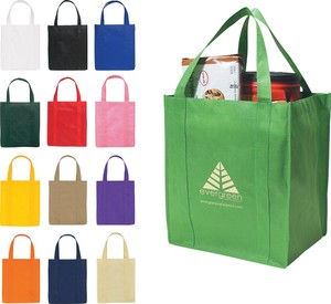 Bolsa de compras plegable reutilizable con logotipo personalizado de alta calidad, bolsa de tela no tejida PP de Vietnam con asa de cuerda - Product Image 2
