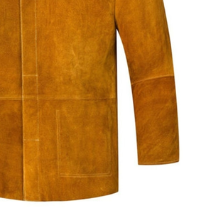 Venta caliente chaqueta de soldadura de cuero para hombre chaqueta de soldador chaqueta de cuero de soldadura para hombres - Product Image 4