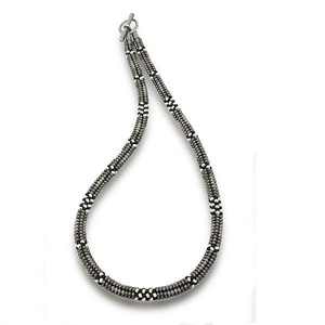 Collier de corde de perles de rocaille de mode personnalisable pour l'ordre de bijoux collier de corde perlée avec de minuscules perles de rocaille en verre colorées - Product Image 3