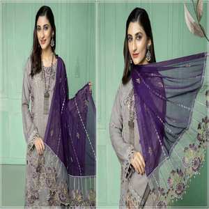 High Quality Heavy Embroidered Indian Pakistani Salwar Kameez Party Wear <b>Suits</b> for Women Wholesale Discount Rate High Quality - Product Image 6