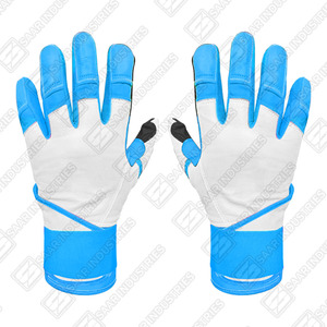 Gants de frappe de baseball professionnels en cuir de qualité supérieure, légers, ambidextres, fermeture velcro, antidérapants, élastiques et doux, best-seller - Product Image 3