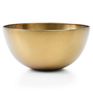 Bol de service en métal en aluminium fait à la main au design captivant avec bords incurvés et texture martelée pour la maison, l'hôtel ou le restaurant - Product Image 4