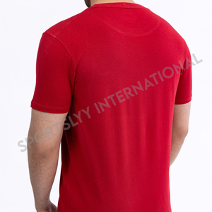 Ringer เสื้อยืดแขนสั้นสีดำแนวยาวสำหรับผู้ชายเสื้อยืดฮิปฮอปสำหรับผู้ชายขายส่ง - Product Image 2